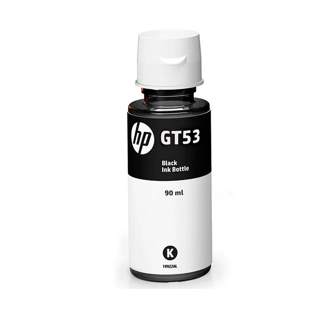 Botella de tinta original Negra Hp Gt53 compuimpresion